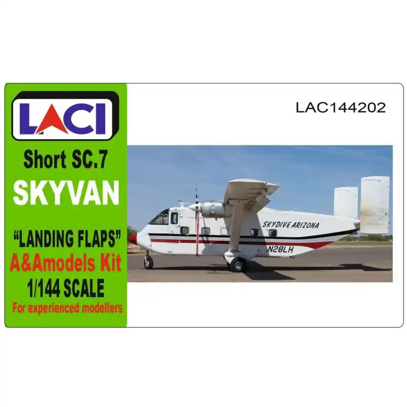 Quantité Limitée NEW! LACI 144202 Short SC.7 Skyvan - Landing Flaps (for A&A Models Kits)