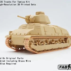NEW! Fab Scale Fa35026 French Somua S35 - Tracks Set (for Tamiya Kits) Produit De Marque