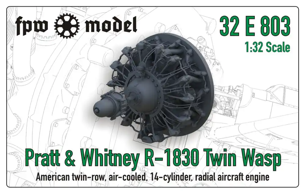 Affaire À Saisir FPW Model 32E803 Pratt & Whitney R-1830 Twin Wasp