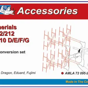 Affaire À Saisir AML A72095 Messerschmitt Bf-110 D/E/F/G - full Radar aerials conversion FuG 202/212 (for Dragon, Eduard and Fujimi kits)