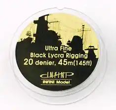 Prix Choc Infinimodel IR0201B Black Ship Rigging Ultra Fine 145ft / 45m (for 1/700 scale)