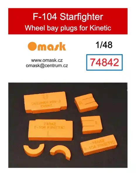 Omask 74842 F-104 Starfighter Wheel Bay Plugs (For Kinetic) Meilleur Choix