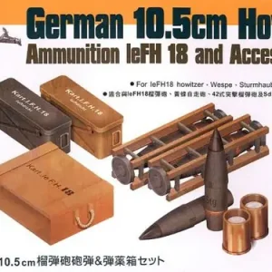 AFV Club 35062 German 10.5 cm Ammo and Accessories Populaire