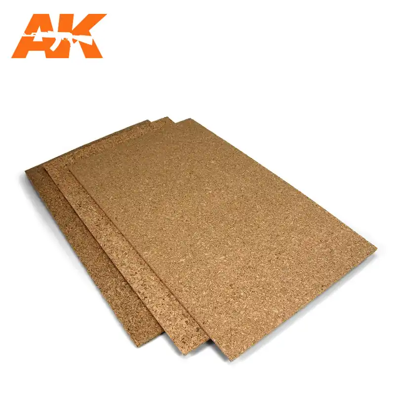AK-Interactive 8055 Podkład korkowy Cork Sheet 200x290x6mm Super Prix