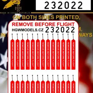 Dernière Chance HGW Models 232022 Remove Before Flight - US