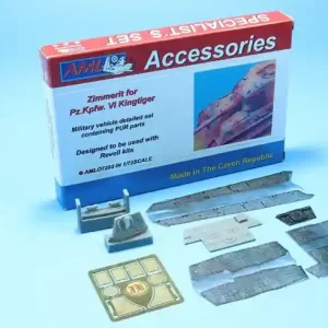 Nouvel Arrivage AML O7203 Pz.Kpfw. VI Kingtiger - Zimmerit + PE Grills (for Revell Kits)
