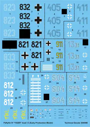 Prix Promo Techmod 35008 Pz.Kpfw.VI Tiger Ausf.E (Early Production Model)
