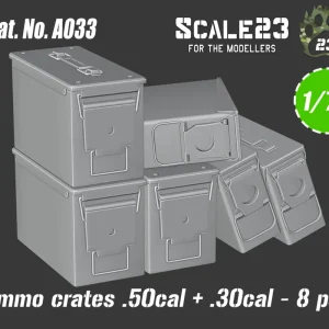 Prix Choc Scale23 72-A033 Ammo crates .50cal + .30cal - 8 pcs