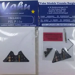 Yahu Models A4801 PZL P.11c Mirage Satisfait Ou Remboursé
