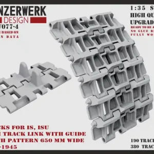 Panzerwerk Design 35-PW077-4 Tracks For IS, ISU Each Track Link With Guide Tooth Pattern 650mm Wide 1943-1945 Prix Bas