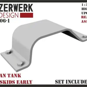 Panzerwerk Design 35-PW206-1 Sherman Tracks Skids Early Bon Plan