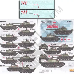 Livraison Express Echelon Fine Details D356216 Polish T-55A 1981
