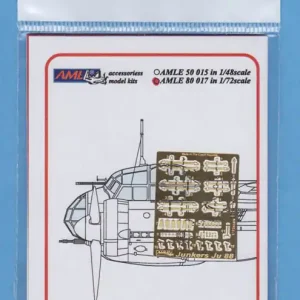AML E80017 Junkers Ju-88 Bomber - seat belts and gun sights Haute Qualité