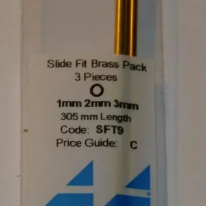 Produit De Marque Albion Alloys SFT9 Slide Fit Brass Pack 1.0, 2.0 & 3.0 mm (3 pcs)