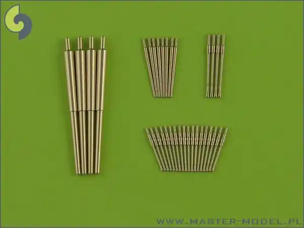 Soldes Master SM-350-060 German destroyer Z-25 (1944) - 150mm (4pcs), 37mm C/30 (8pcs), 37mm M42 (4pcs), 20mm (18pcs) barrels (fit to Trumpeter model)