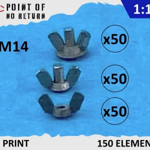 Point Of No Return 16-23005 Wing Nuts M14 Offre Du Jour