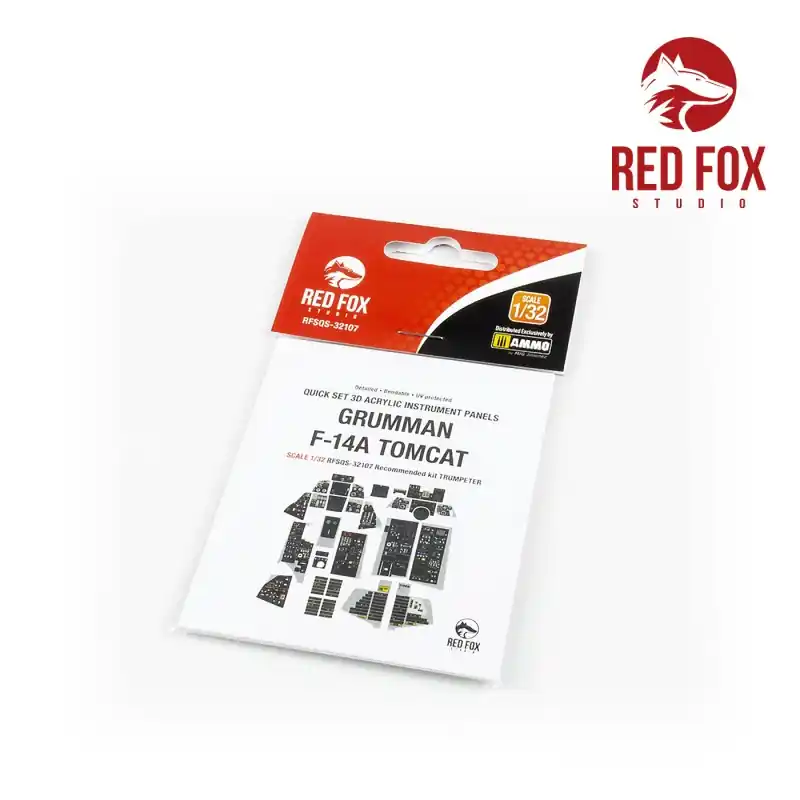 Quantité Limitée Red Fox Studio QS-32107 F-14A Tomcat (for Trumpeter kit)