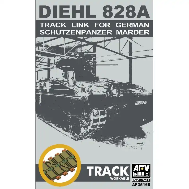 Seulement Aujourd'hui AFV Club 35168 DIEHL 828A Track link for German Schutzenpanzer Marder