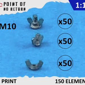 Expédition Rapide Point Of No Return 16-23003 Wing Nuts M10