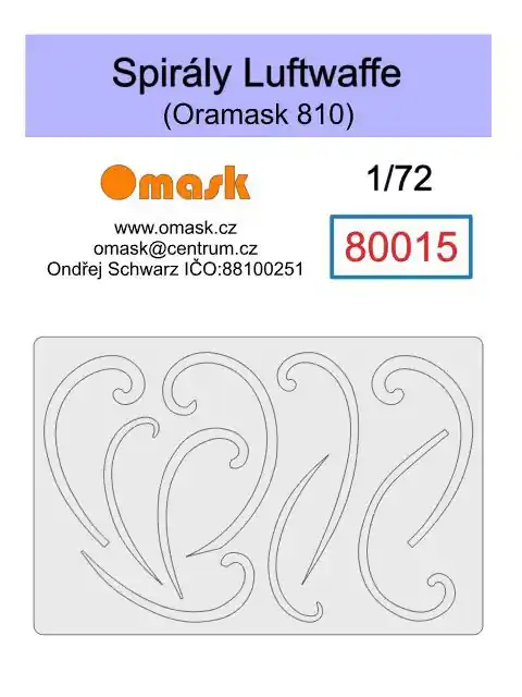 Bon Plan Omask 80015 Luftwaffe Spirals (OraMask)