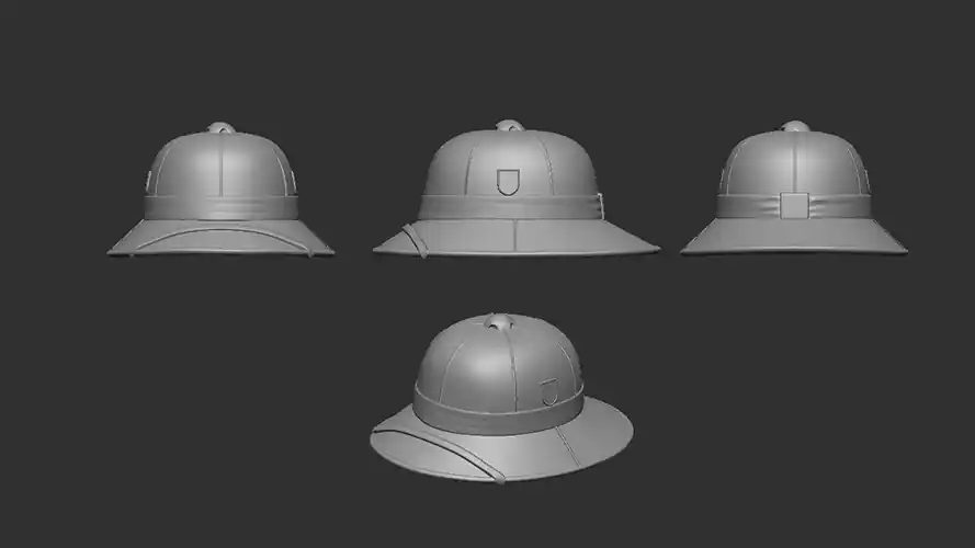 Firma49 H034-72 German Tropical Pith Helmet Solde