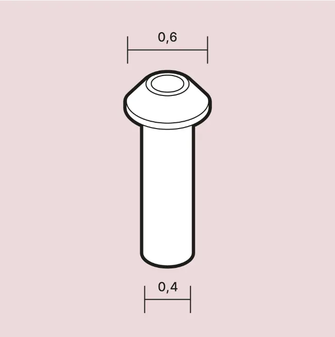 scalecars.online R060 Rivets 0,6mm (Cone Head) Super Prix