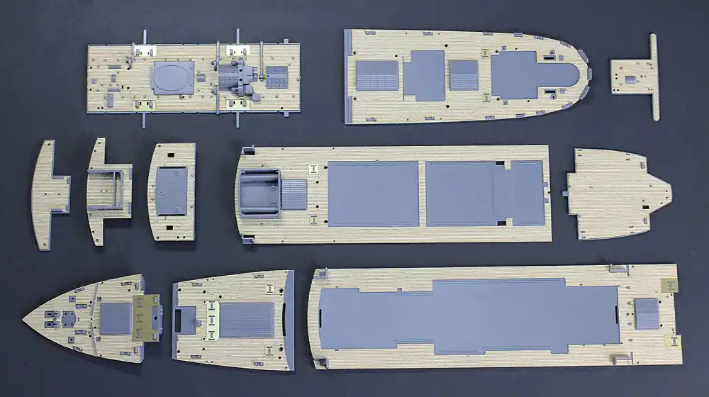 Hasegawa 72151 QG51 NYK Line Hikawa Maru Wooden Deck Authentique