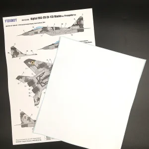 Offre Limitée FOXBOT FM-72-018 MiG-29 9-13, Ukranian Air Forces, digital camouflage