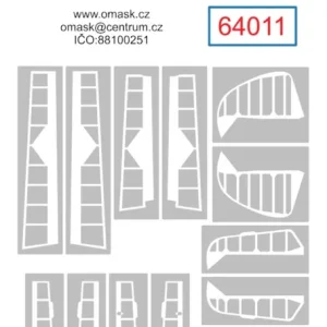 Omask 64011 Messerschmitt Bf-109 E Masks for Control Surfaces (for Wingsy Kits) Prix Bas