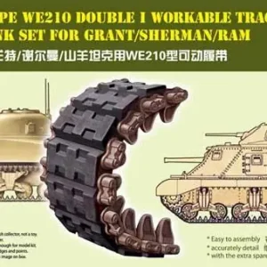Bronco AB3543 Sherman Double I Workable Track Link Set Offre Limitée