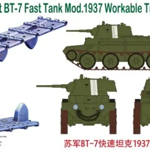Authentique Bronco AB3564 Soviet BT-7 Fast Tank Mod.1937 Workable Track Link Set