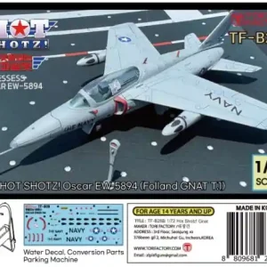Offre Du Jour Tori Factory TF-B28B ‘Hot Shotz!‘ Oscar EW-5894 (Folland Gnat T.1)
