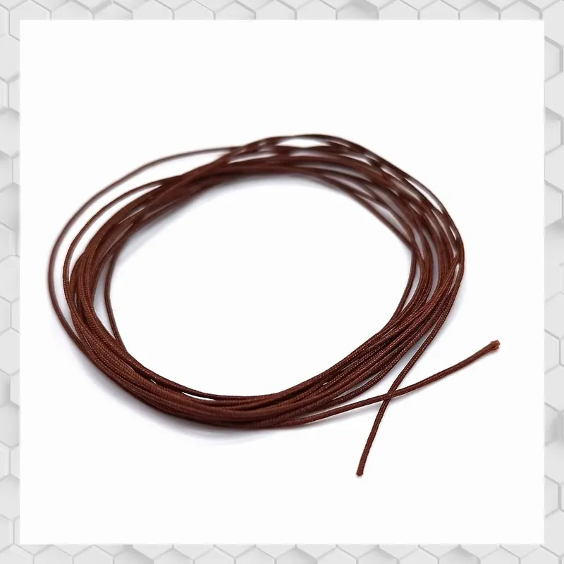 Certifié Yamamoto Model Parts TUN105 Braided Hose Line Brown 0,6mm