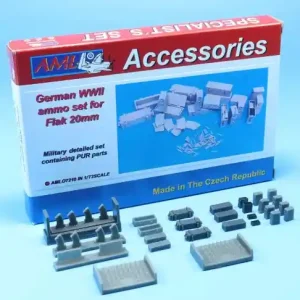 AML O7210 German WWII Flak 20 mm - Ammo Set (PUR Parts) Satisfait Ou Remboursé