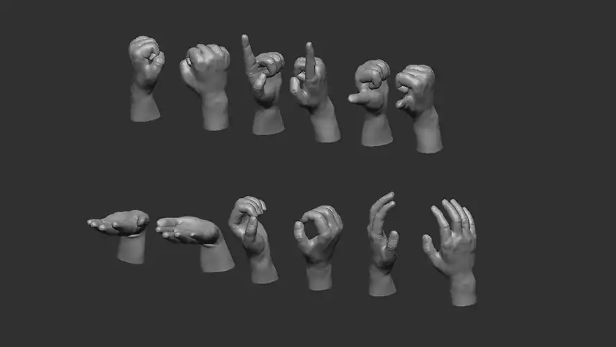 Retour Gratuit Firma49 F005-48 Palm Hands (new)