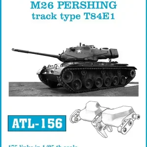 Meilleur Choix FriulModel 156 Tracks for M46 / M47 Patton and M26 Pershing track type T84E1