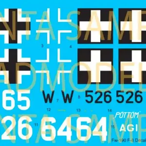 Acheter En Ligne HAD Models 32057 FW 190 F-8 white 64 Ági ,white 65 Pöttöm, W+526