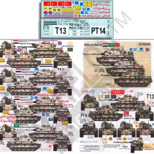 Echelon Fine Details D356240 M60A3s in the Middle East Commander Maintenant