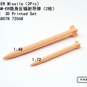 Nouvelle Collection Fab Scale Fa72068 US AARGM-ER Missile (2 pcs)