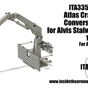 Inside the Armour ITA335097 Alvis FV622 Stalwart - Atlas Crane Conversion (3D-Printed / for Airfix Kits) Expédition Rapide