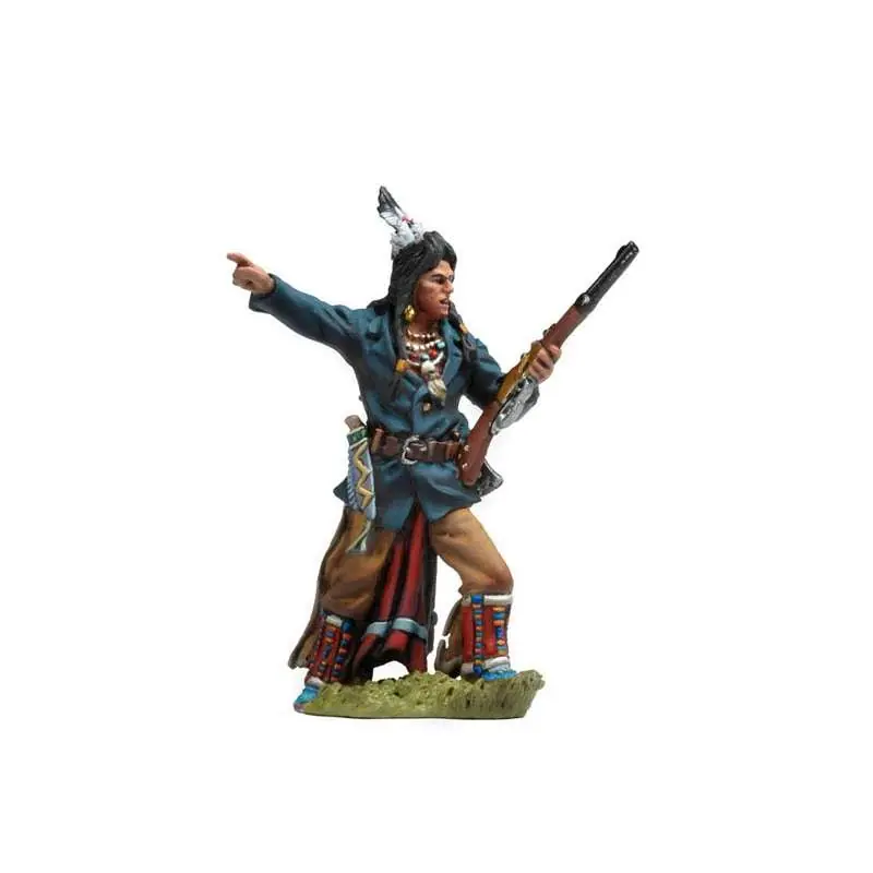 Figurine de collection Andrea Miniatures 54mm Toy soldier ,Guerrier Sioux Meilleur Prix
