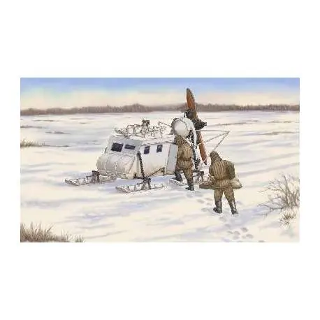 Maquette AEROSLED BLINDE SOVIETIQUE NKL-16 Trumpeter 1/35e. Expédition Rapide