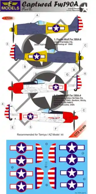 Marque LF Models C7298 Captured Fw 190A part II.