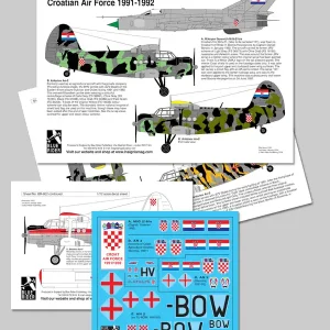 Blue Rider Publishing BR802 Croat Air Force Soldes