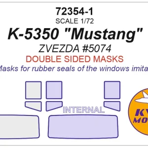 Marque KV Models 72354-1 KAMAZ-5350 ‘Mustang‘ (Double-Sided)