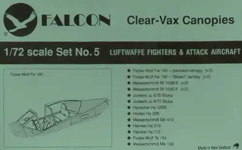 Commander Maintenant Falcon Model V0572 Luftwaffe WWII Part 1