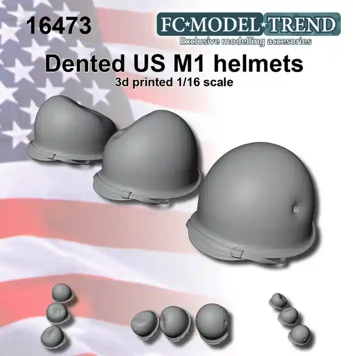 FC ModelTrend 16473 US WWII dented helmets Prix Choc
