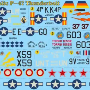 Nouveauté Print Scale 144-005 Republic P-47 Thunderbolt