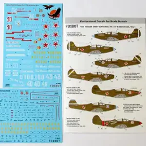 FOXBOT 48-021 Red Snake Soviet P-39 Airacobras, Part I Nouvelle Collection