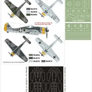 Haute Qualité Montex K48082 Fw 190F-8 Tamiya